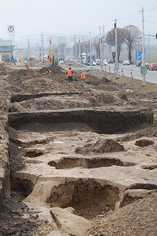 Téměř rok trvající archeologický výzkum na okraji Zlína