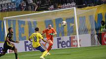 Zápas Evropské ligy FC FASTAV Zlín - FC Sheriff Tiraspol na Andrově stadionu v Olomouci