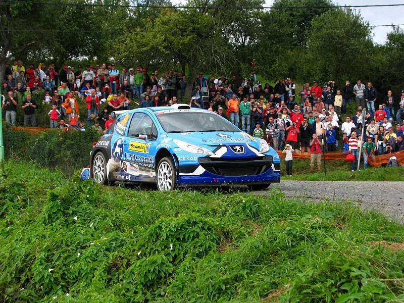 Cíl 40. ročníku Barum Rally.