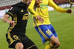 Zápas Evropské ligy FC Zlín vs. FC Sheriff na Andrově stadionu v Olomouci