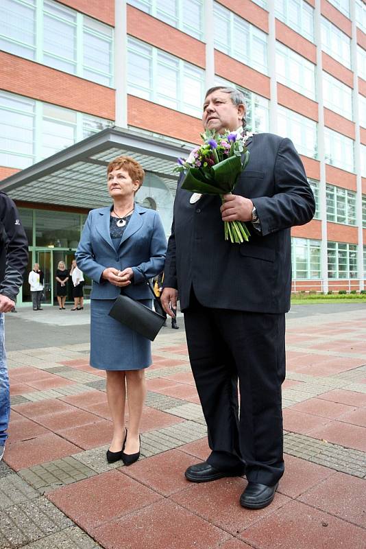 Návštěva prezidenta Miloše Zemana ve Zlínském kraji. Krajský úřad ve Zlíně.