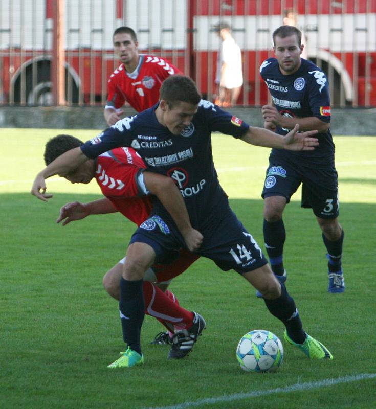 Divizní fotbalisté Brumova doma přivítali prvoligové 1. FC Slovácko. 