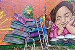 Nové graffiti zdobí základní školu na Jižních Svazích