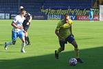 Fotbalisté Zlína (ve žlutých dresech) ve 3. kole FORTUNA:LIGY porazili Teplice 3:0.