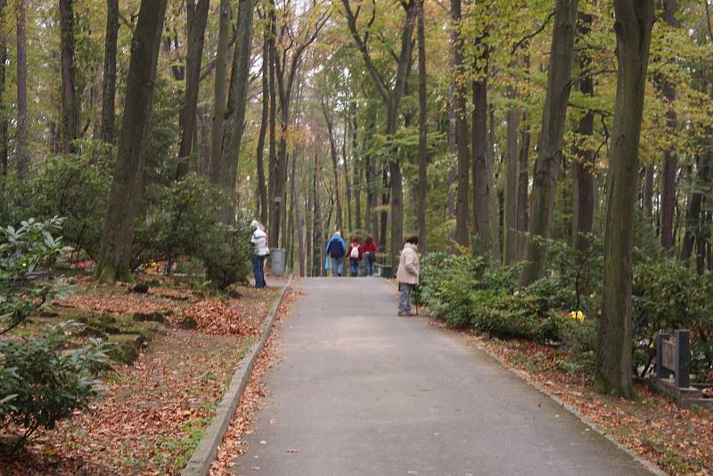 Zlín, Lesní hřbitov 2.11.2019