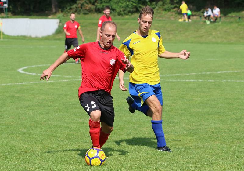 Fotbalisté Příluk ve svém druhém domácím zápase I. B třídy skupiny A nezvládli první poločas duelu s rezervou Brumov a prohráli 1:3.