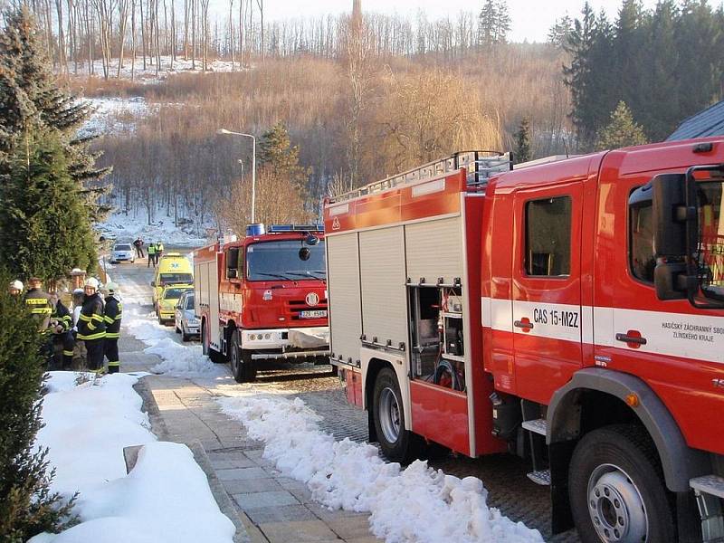 Tragický požár v jednom z bytů domu v Luhačovicích