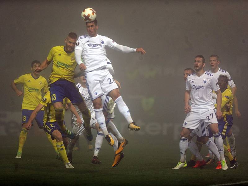 UEFA liga  FC Zlín -  FC Kodaň 1:1Mlha.