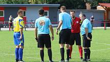 Fotbalisté Příluk ve svém druhém domácím zápase I. B třídy skupiny A nezvládli první poločas duelu s rezervou Brumov a prohráli 1:3.