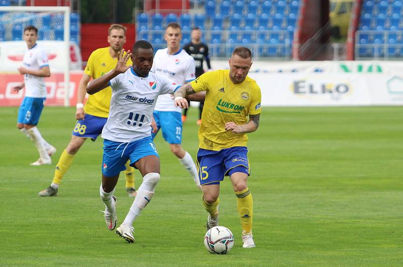 Fotbalisté Zlína se ve 32. kole FORTUNA:LIGY utkali s Baníkem Ostrava.