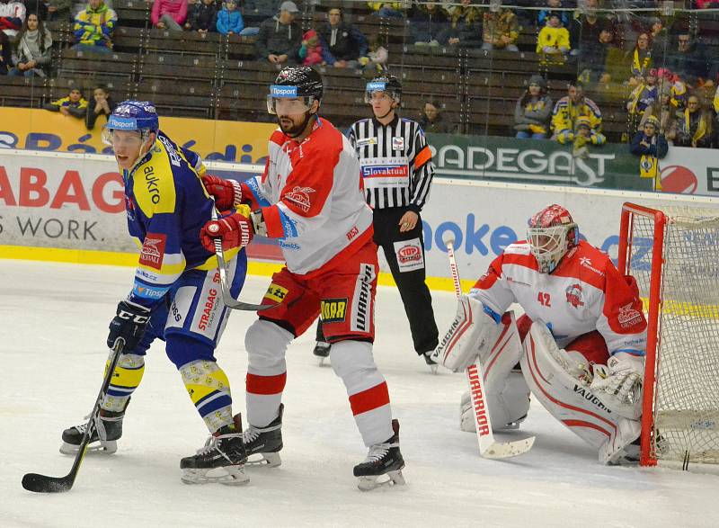 Hokejisté Aukro Berani Zlín se ve 20. kole hokejové extraligy utkali s Olomoucí.