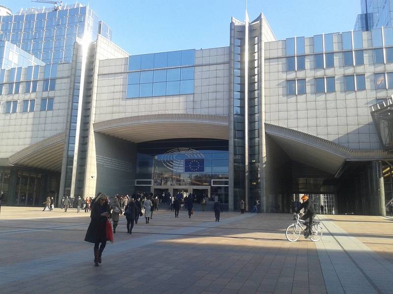 Evropský parlament v Bruselu. Ilustrační foto.