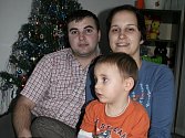 Tady mám rodinu, takže tady budu vždycky slavit Vánoce na Štědrý den, říká Moldavan Andrej Rotari.