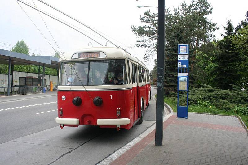 Historický trolejbus Škoda 9Tr, Zlín