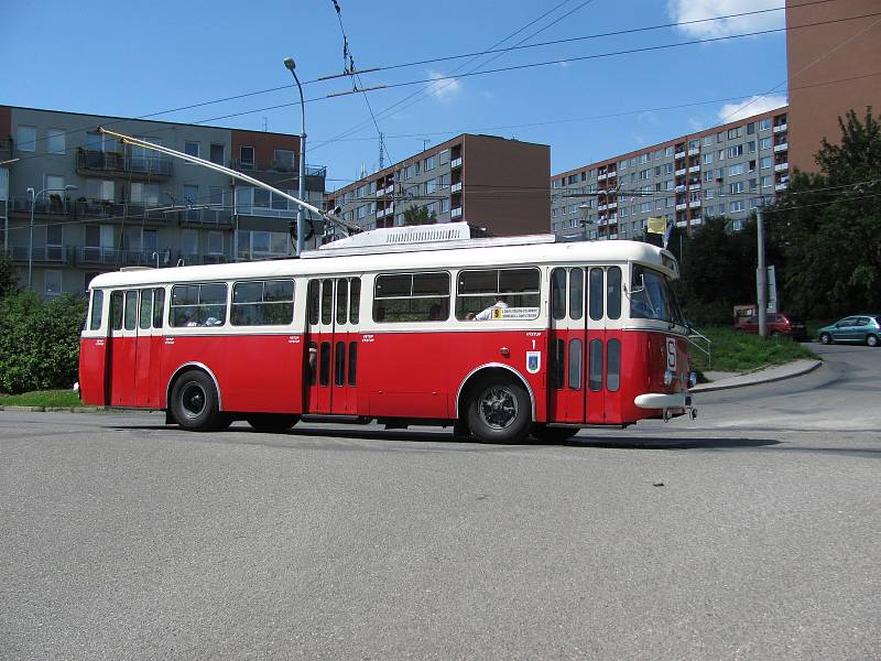 Povozit se historickým trolejbusem Škoda  9 Tr budou mít v sobotu 11. září možnost lidé ze Zlína.