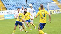 Fotbalisté Zlína (žluté derby ) v nedělním derby hostili sousední Slovácko.