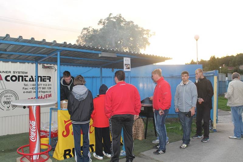 Fanoušci na zápase Fastav Zlín - Sparta Praha