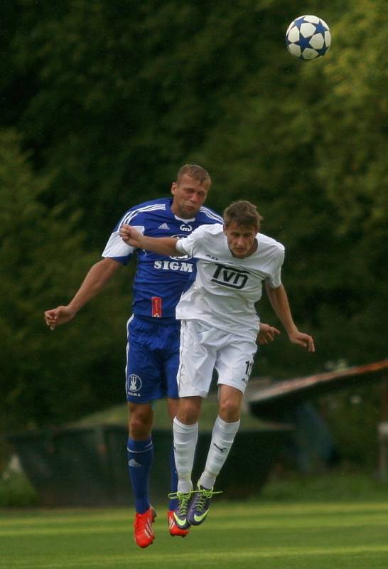 Fotbalisté divizního Slavičína vyzvali v poháru FAČR Sigmu Olomouc a prohráli 0:6.