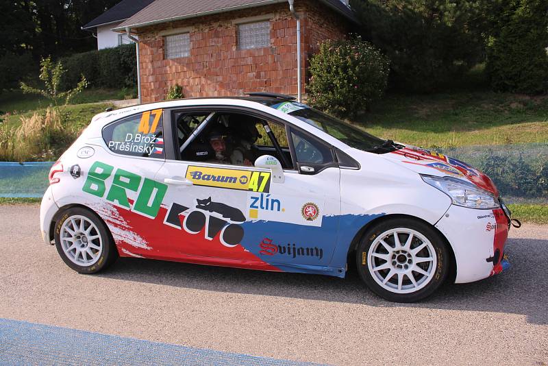 Sobotní den  47. ročníku Barum Czech Rally na Zlínsku