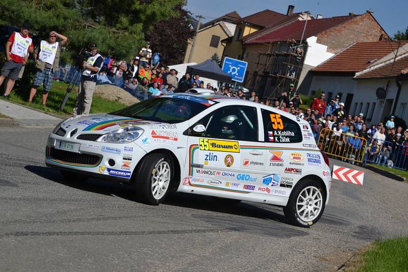 Páteční kvalifikační zkouška a shakedown před zahájením 44. ročníku Barum Czech Rally Zlín