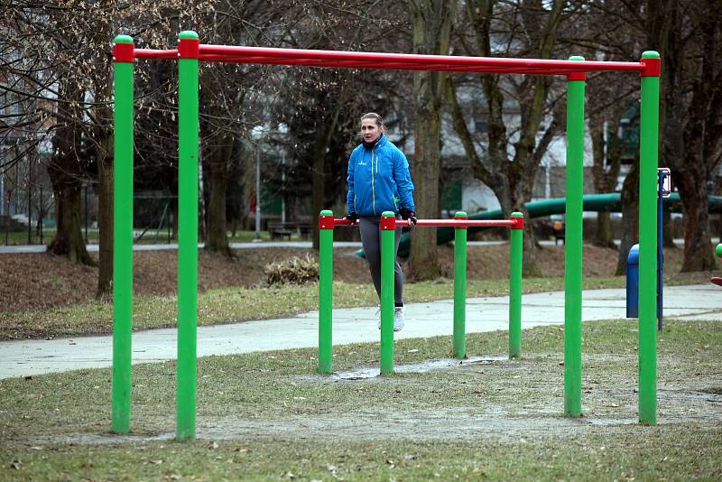 Workoutová hřiště ve Zlíně, březen 2021