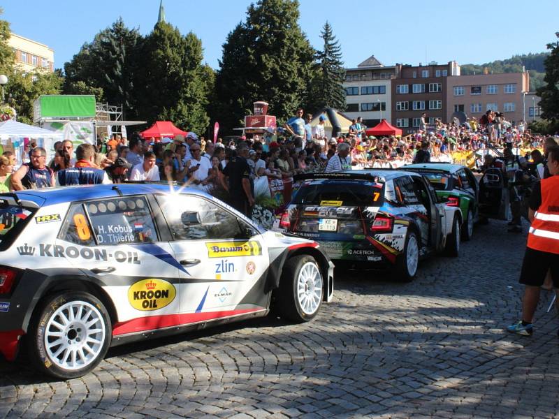 Start Barum Czech Rally Zlín