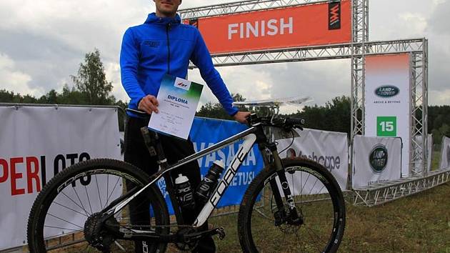  Jiří Hradil na MS v MTBO v Litvě 2017