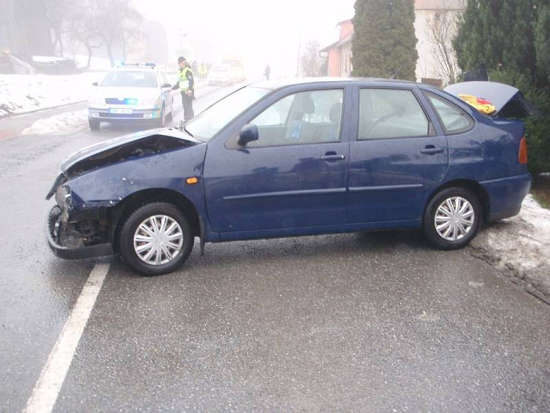 Dopravní nehoda u Ludkovic.