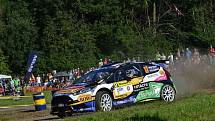 Barum Rally - sobota 27. 8.,  RZ 2 Březová, RZ5 Semetín, RZ 6