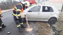 Nehoda ve Valašských Kloboukách v místní části Lipina