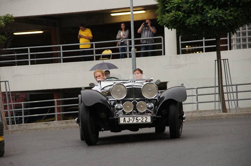 Start 49. ročník Barum Czech Rally. Bugatti