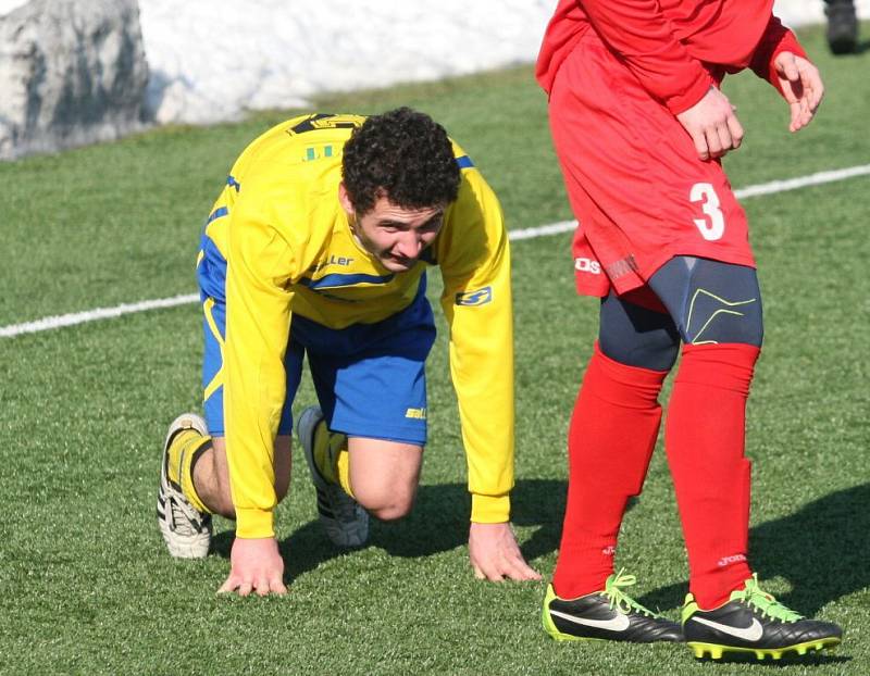 Fotbalisté Zlína v přípravě proti Dubnici