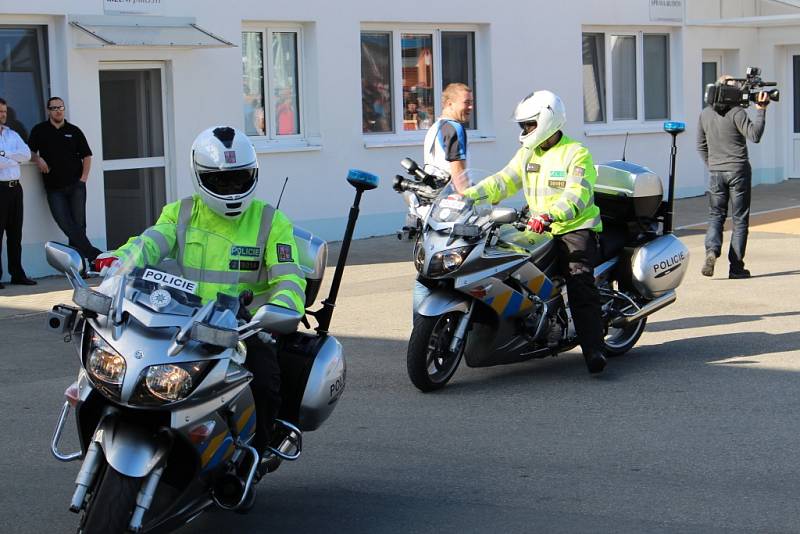 Návštěva prezidenta ČR Miloše Zemana ve Zlínském kraji. Greiner Slušovice