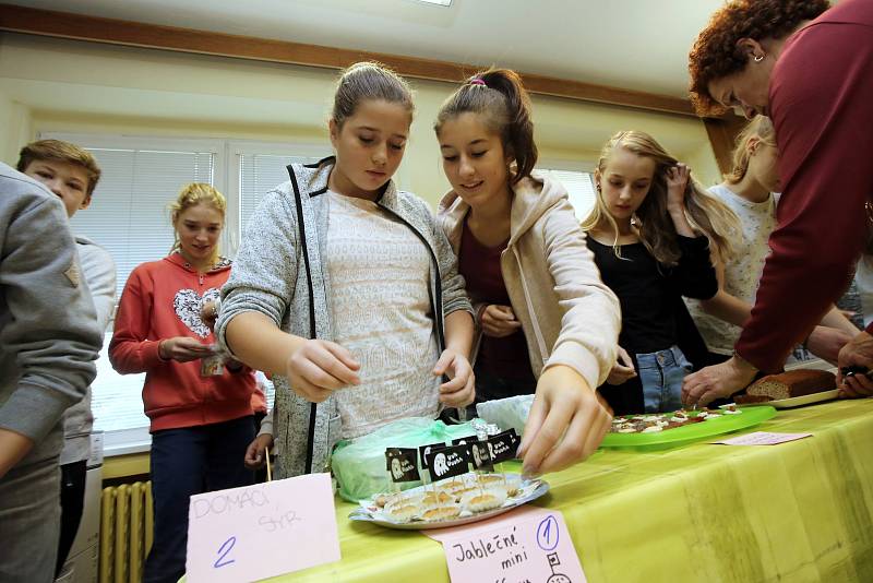 Týden zdraví a výstava dýní v základní škole ve Štípě.