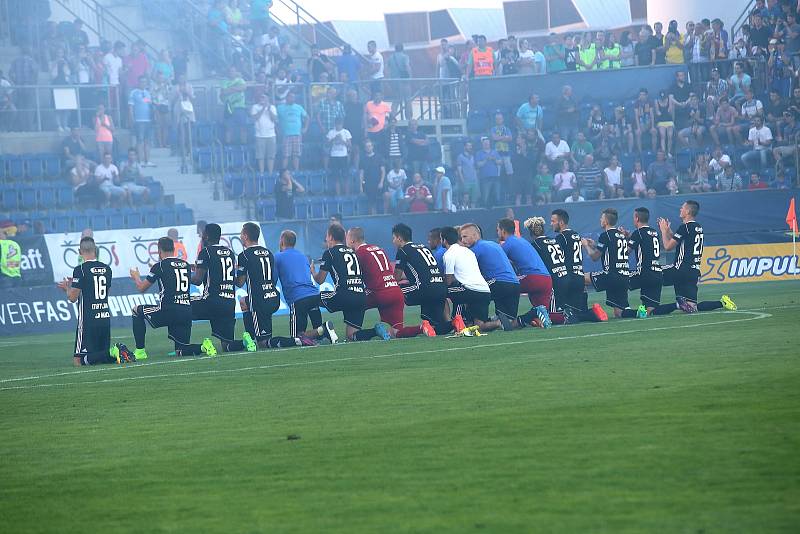 super pohár fotbal FC FASTAV Zlín - ŠK Slovan Bratislav