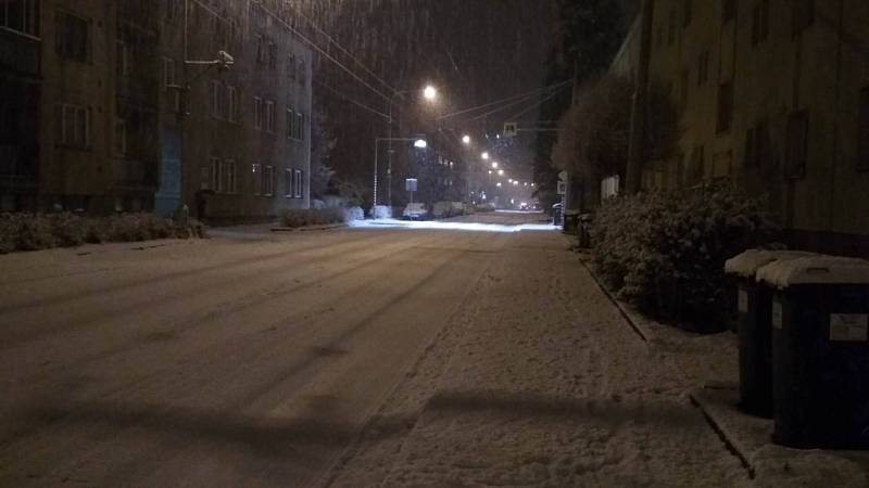 Dopravní situace ve Zlíně 28. 1. 2019