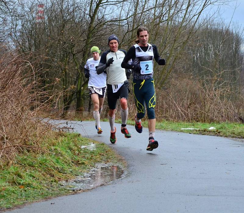 Třebovický maraton a půlmaraton. Daniel Orálek, Petr Vabroušek , Milan Merva 