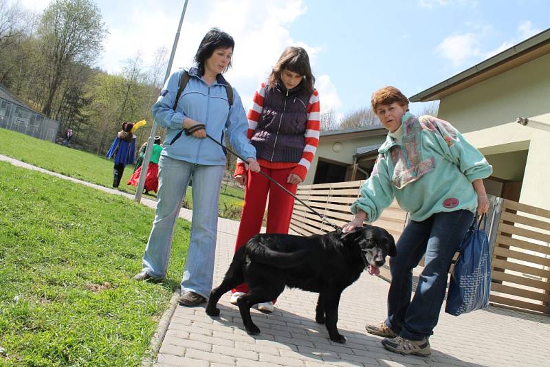 Ve zlínském Útulku pro zvířata v nouzi se v sobotu 21. dubna 2012 konalo Útulkové jaro. Více než stovka lidí vyrazila s přidělenými psy na procházku po okolí.