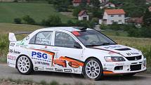 Barum rally 2015. Testovací jízdy nad obcí Raková.