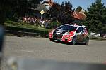 V rámci Barum Czech Rally Zlín závodníci v neděli odjeli 12. rychlostní zkoušku v Pohořelicích.