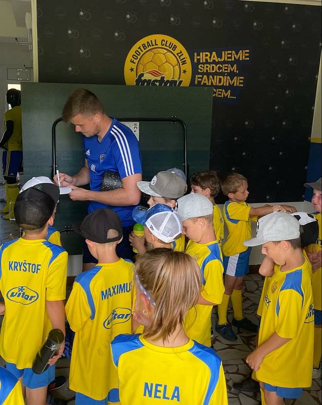 Ligový Fastav Zlín znovu uspořádal letní kemp pro děti.