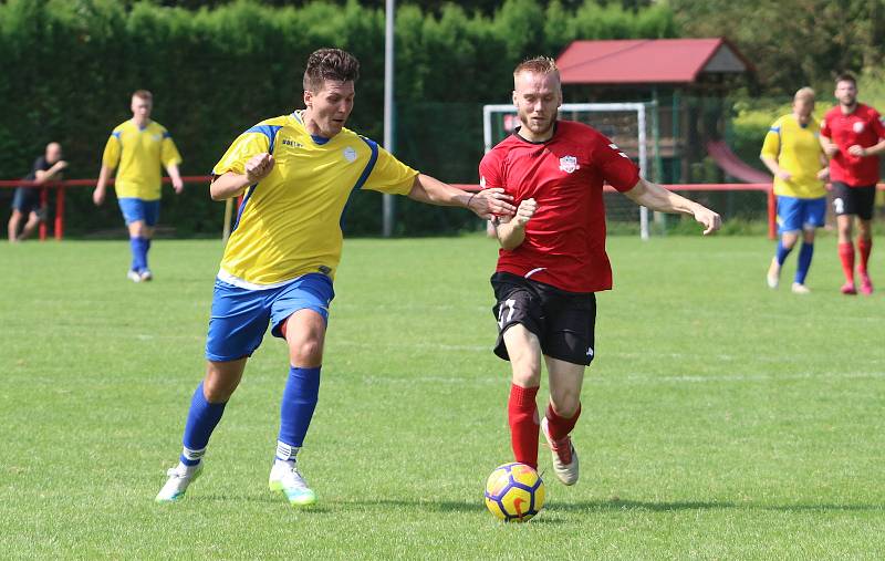 Fotbalisté Příluk ve svém druhém domácím zápase I. B třídy skupiny A nezvládli první poločas duelu s rezervou Brumov a prohráli 1:3.