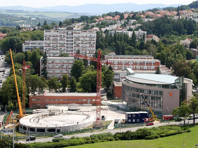 Rozestavěné Kongresové centrum ve Zlíně. 