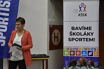 Prezidentka Asociace školních sportovních klubů České republiky Svatava Ságnerová.