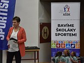 Prezidentka Asociace školních sportovních klubů České republiky Svatava Ságnerová.