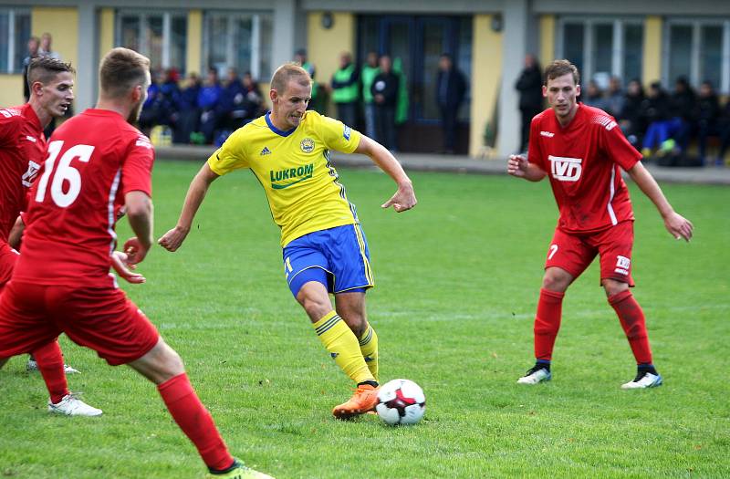 Fotbalisté Zlína v rámci 3. kola MOL Cupu na hřišti divizního Slavičína jasně zvítězili.