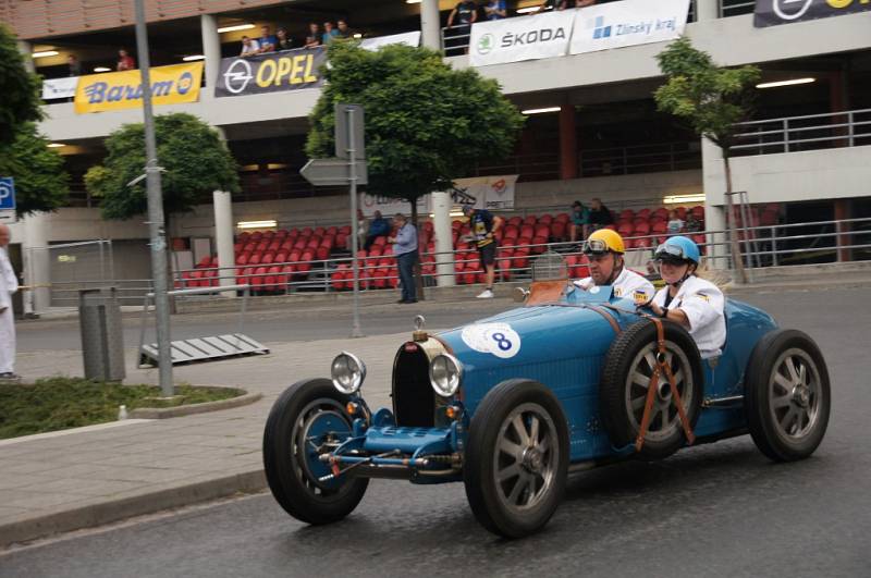 Start 49. ročník Barum Czech Rally. Bugatti