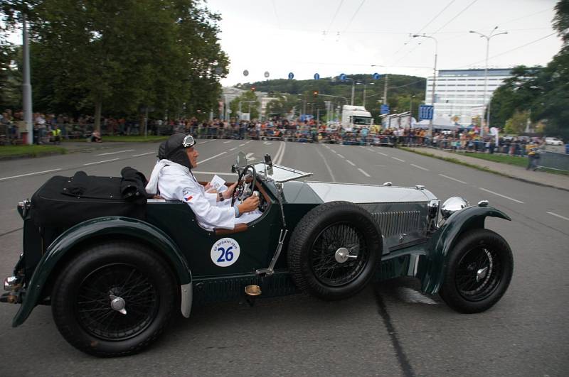 Start 49. ročník Barum Czech Rally. Bugatti