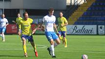 Fotbalisté Zlína (ve žlutých dresech) ve 3. kole FORTUNA:LIGY porazili Teplice 3:0.