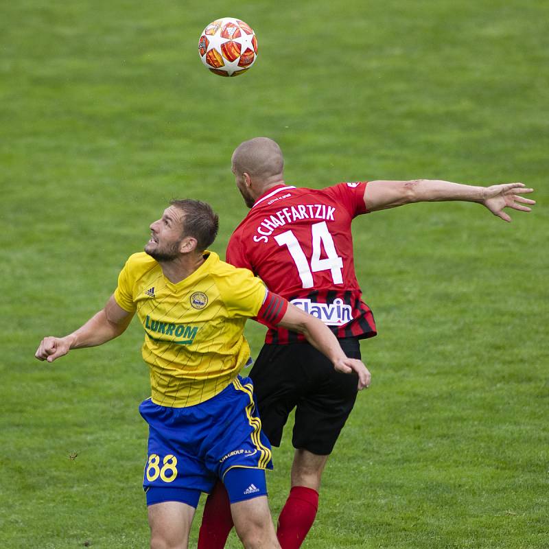 Zlín - Zápas skupiny o záchranu FORTUNA:LIGY mezi FC Fastav Zlín a SFC Opava. Tomáš Poznar (FC Fastav Zlín).